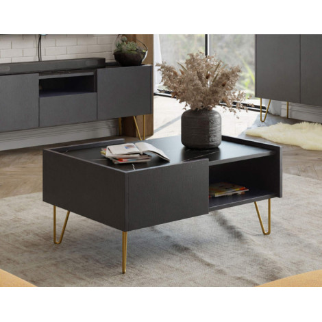 Cali - table basse - effet marbre - 97 cm|Table Basse|BestMobilier