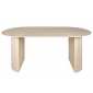 Maeva - table à manger - bois effet travertin - 6 personnes|Table|BestMobilier