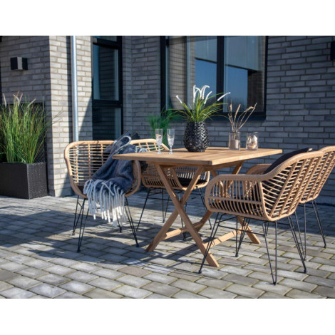 Candelaria - lot de 2 chaises - en poly rotin|Chaise|BestMobilier