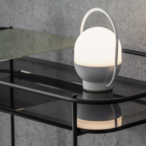 Lampe portable blanche LED tactile|Lampes à poser|Lampe Avenue