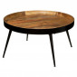 Table Basse Ronde Design "Siwan" 70cm Naturel|Table Basse|Paris Prix