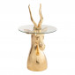 Table d'Appoint Design "Antilope" 83cm Or|Table Basse|Paris Prix