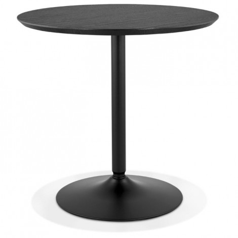 Table de Repas Design "Mivlo" 80cm Noir|Table|Paris Prix