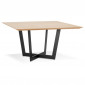Table de Repas Design "Wimona" 140cm Frêne & Noir|Table|Paris Prix