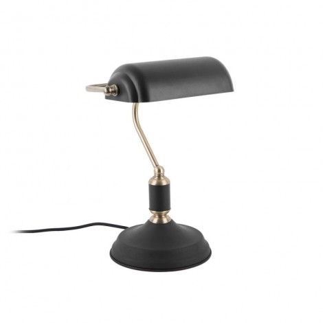 Lampe de banquier noire et dorée|Lampes à poser|Lampe Avenue