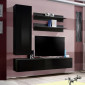 Meuble TV Mural Design "Fly I" 170cm Noir|Meuble TV|Paris Prix