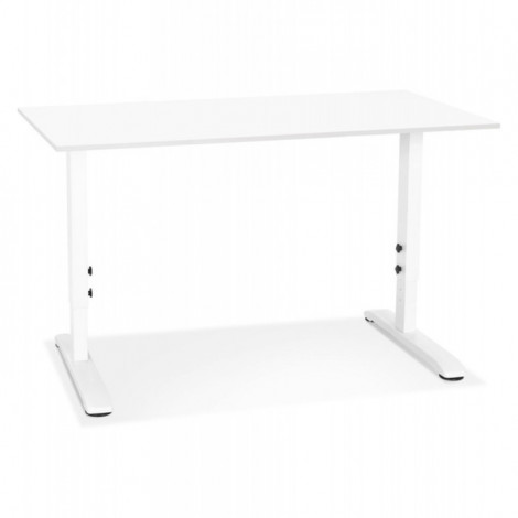 Bureau Hauteur Réglable "Mathew" 140cm Blanc|Bureau|Paris Prix