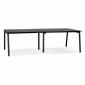 Double Bureau Design "Rosendo" 280cm Noir|Bureau|Paris Prix