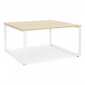 Bureau Bench Design "Dane" 140cm Blanc & Naturel|Bureau|Paris Prix