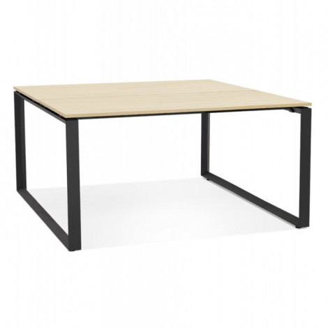 Bureau Bench Design "Dane" 140cm Noir & Naturel|Bureau|Paris Prix