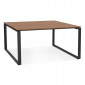 Bureau Bench Design "Dane" 160cm Noir & Noyer|Bureau|Paris Prix