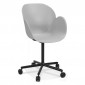 Chaise de Bureau Design "Maritza" 85cm Gris|Chaises et Fauteuils|Paris Prix