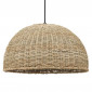 Lampe Suspension en Algue Marine "Wesley" 40cm Naturel|Suspensions|Paris Prix