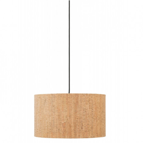 Lampe Suspension en Liège "Leonor" 45cm Naturel|Suspensions|Paris Prix