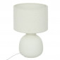 Lampe à Poser Bouclette "Lali" 43cm Blanc|Lampes à poser|Paris Prix