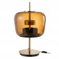 Lampe à Poser en Verre à LED "Omar" 58cm Marron|Lampes à poser|Paris Prix