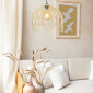 Suspension tendance en rotin naturel- deux dimensions|Suspensions|Lampe Avenue