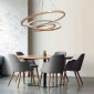 Suspension trois anneaux en bois|Suspensions|Lampe Avenue