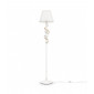 Lampadaire Intreccio blanc avec de l'or 1 ampoule 165cm|Lampadaire|Luminaire Center