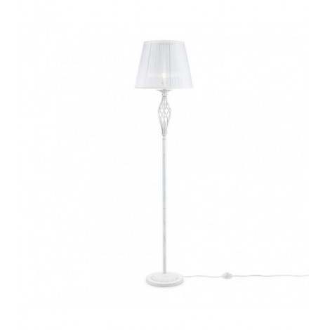 Lampadaire Grace blanc avec de l'or 1 ampoule 165cm|Lampadaire|Luminaire Center