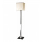 Lampadaire Amelia Bois,acier,tissu Wenge 1 ampoule 153,2cm|Lampadaire|Luminaire Center