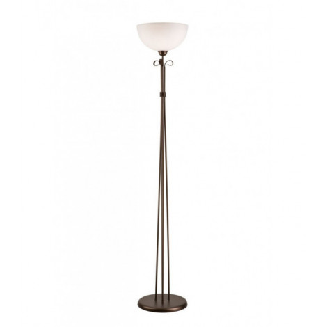 Lampadaire Adelle Verre,acier Marron 1 ampoule 166cm|Lampadaire|Luminaire Center