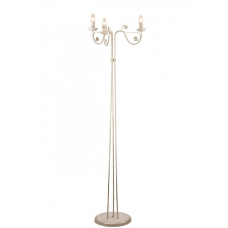 Lampadaire Donato Acier blanc 3 ampoules 156cm|Lampadaire|Luminaire Center