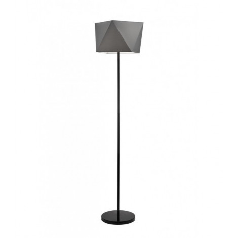 Lampadaire Carla Acier,Tissu Gris 1 ampoule 170cm|Lampadaire|Luminaire Center