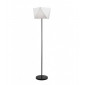 Lampadaire Carla Acier,Tissu blanc 1 ampoule 170cm|Lampadaire|Luminaire Center