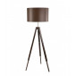 Lampadaire trepied Floor Bois,acier,tissu Wenge 1 ampoule 110-160cm|Lampadaire|Luminaire Center
