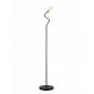 Lampadaire Cameron Acier,Bois Noir 1 ampoule 140cm|Lampadaire|Luminaire Center
