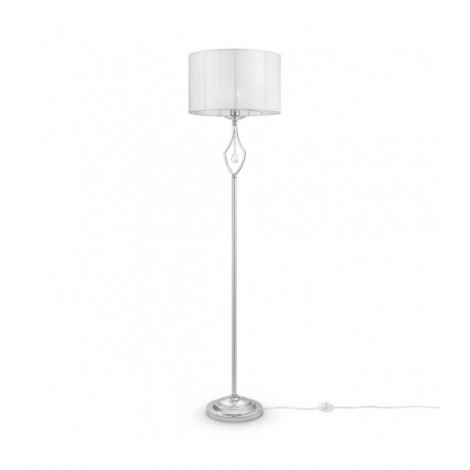 Lampadaire Miraggio Chrome 1 ampoule 166cm|Lampadaire|Luminaire Center