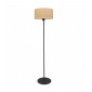 Lampadaire Abba Rotin,fer Rotin noir,naturel 1 ampoule 165cm|Lampadaire|Luminaire Center