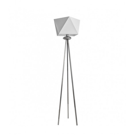 Lampadaire trepied Adamant Tissu,Fer Gris 1 ampoule 160cm|Lampadaire|Luminaire Center