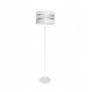 Lampadaire Helen Tissu,Fer Argent, blanc 1 ampoule 160cm|Lampadaire|Luminaire Center