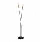 Lampadaire Harvard Fer Noir,Patiné 2 ampoules 167cm|Lampadaire|Luminaire Center