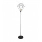 Lampadaire Karo Fer Noir 1 ampoule 170cm|Lampadaire|Luminaire Center
