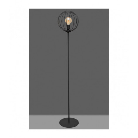 Lampadaire Mercure Fer Noir 1 ampoule 172cm|Lampadaire|Luminaire Center