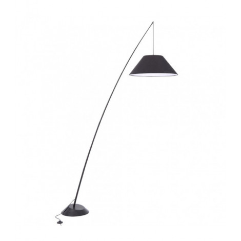 Lampadaire Arc Campanula Métal,béton Noir 1 ampoule 235cm|Lampadaire|Luminaire Center
