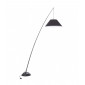 Lampadaire Arc Campanula Métal,béton Noir 1 ampoule 235cm|Lampadaire|Luminaire Center