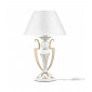 Lampe de table Monile blanc avec de l'or 1 ampoule 46cm|Lampes à poser|Luminaire Center
