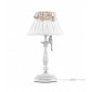 Lampe de table Bird blanc antique 1 ampoule 47cm|Lampes à poser|Luminaire Center