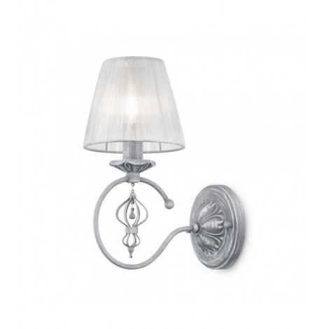 Lampe avec abat jour Monsoon Gris 1 ampoule 33cm|Lampes à poser|Luminaire Center
