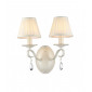 Lampe avec abat jour Brionia Beige 2 ampoules 35cm|Lampes à poser|Luminaire Center