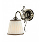 Lampe avec abat jour Vintage Bronze antique 1 ampoule 28cm|Lampes à poser|Luminaire Center