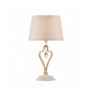 Lampe de table Enna blanc avec de l'or 1 ampoule 49cm|Lampes à poser|Luminaire Center