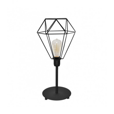 Lampe de table Karo Fer Noir 1 ampoule 45cm|Lampes à poser|Luminaire Center