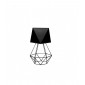Lampe de table Karo+Adamant Tissu,Fer Noir 1 ampoule 40cm|Lampes à poser|Luminaire Center