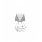 Lampe de table Karo+Adamant Tissu,Fer Gris 1 ampoule 40cm|Lampes à poser|Luminaire Center