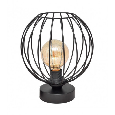 Lampe de table Mercure Fer Noir 1 ampoule 26cm|Lampes à poser|Luminaire Center